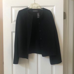 Gorgeous vintage wool Liz Claiborne suit jacket w/snaps, Mizrahi era, 75% wool.